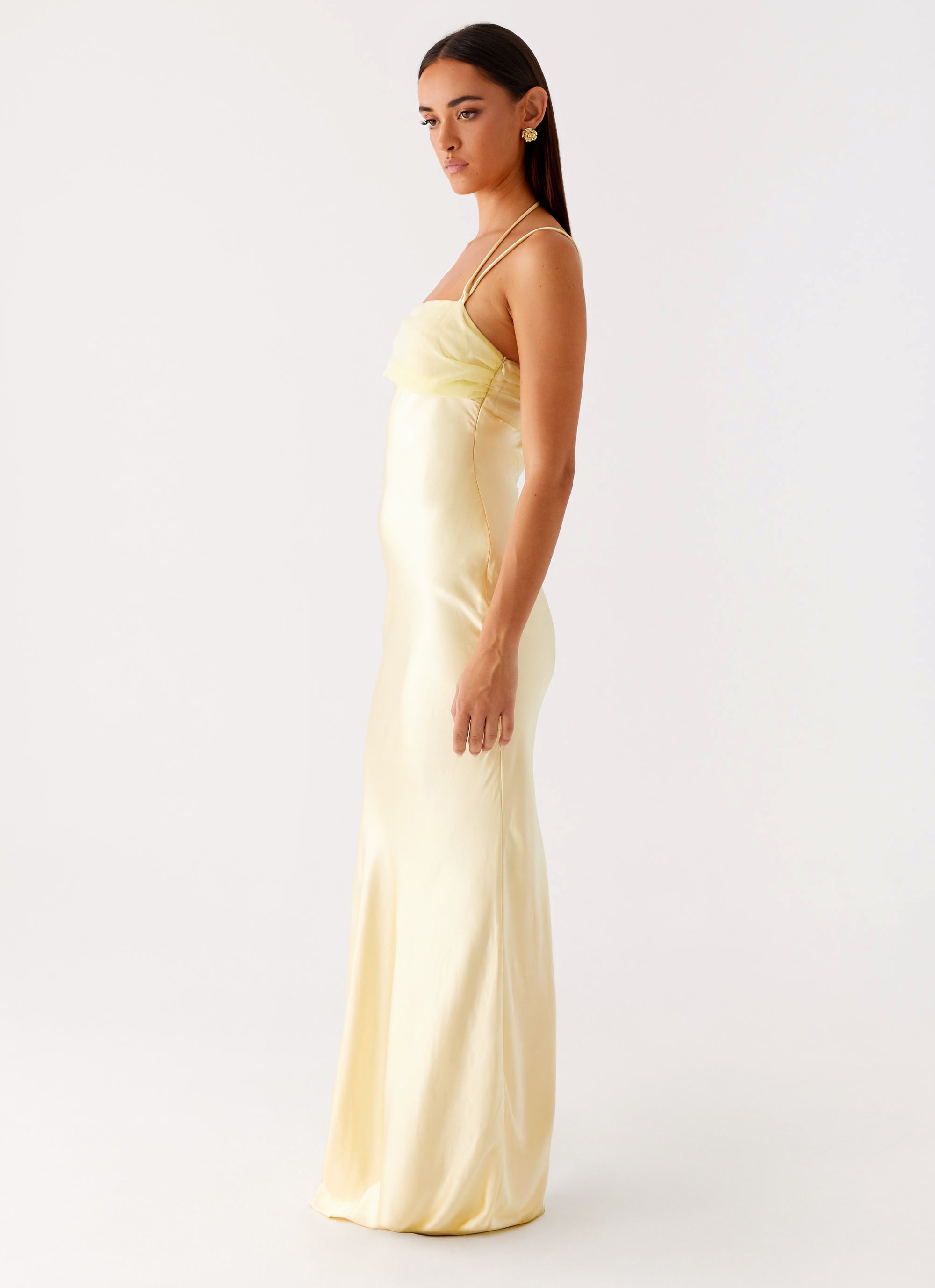 Belize Maxi Dress Yellow 2 Peppermayo