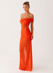 Charming-Off-Shoulder-Maxi-Dress-Orange-2-Peppermayojpg