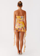 Macey Mini Dress Sunburst Floral 3 Peppermayo