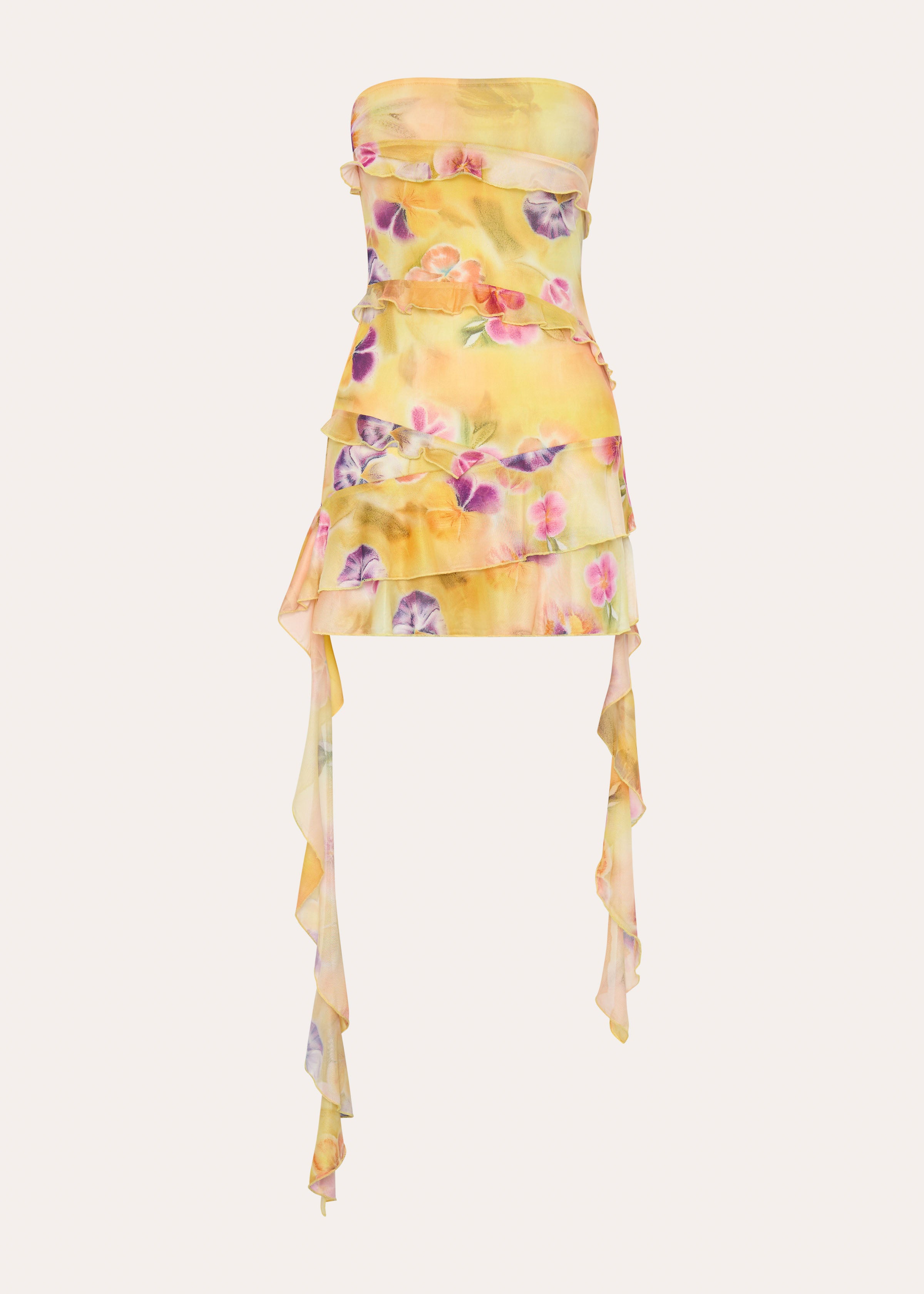 Macey Mini Dress Sunburst Floral 7 Peppermayo