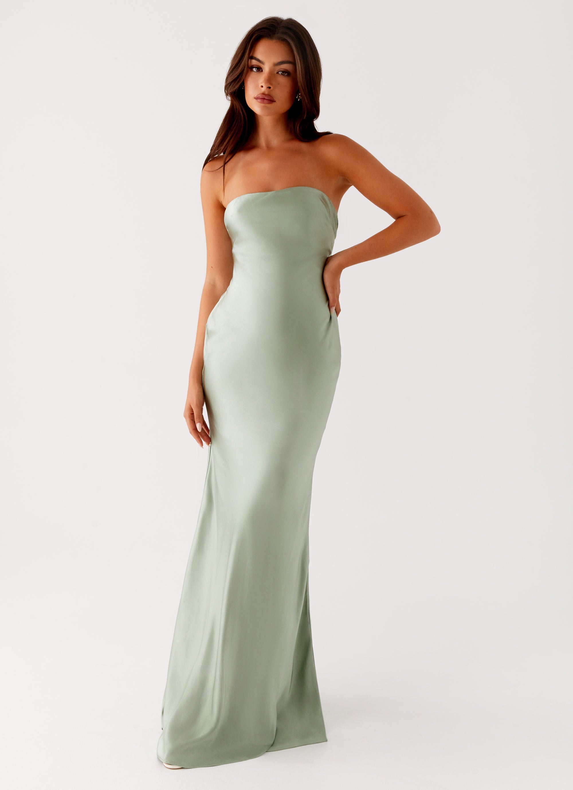 Monte Carlo Maxi Dress Sage 4 Peppermayo
