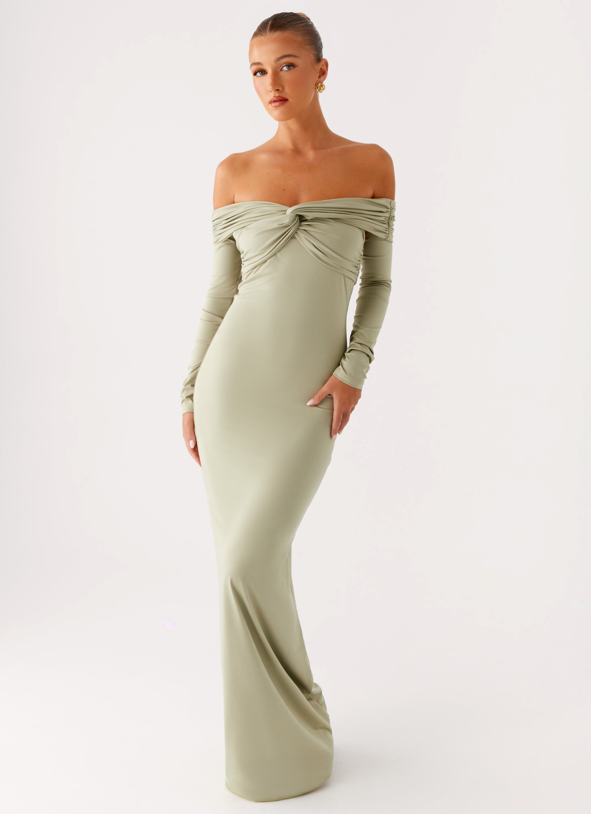 Marla Long Sleeve Maxi Dress0885 Peppermayo