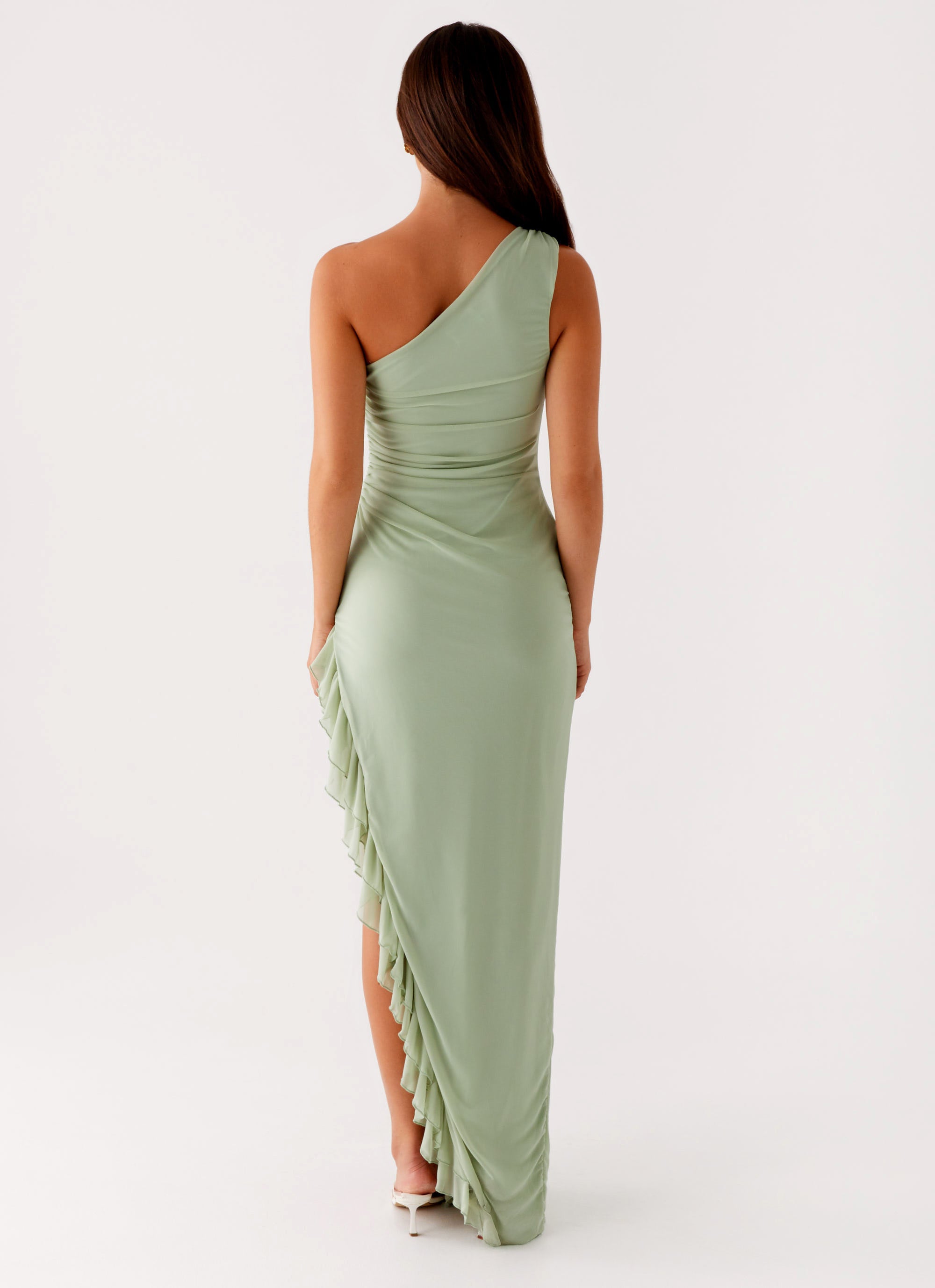 Clarence Maxi Dress Sage 3 Peppermayo