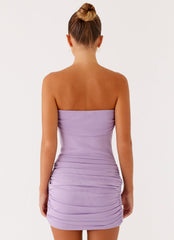 Lilibet Mini Dress Lilac 3 Peppermayo