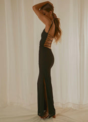 Heading West Maxi Dress - Noir - Peppermayo US