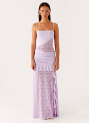 New Romance Maxi Dress Lilac 1 Peppermayo