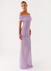 Benji Maxi Dress Lilac 5 Peppermayo