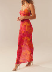 Love On The Run Maxi Dress - Floral Sun - Peppermayo US