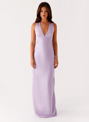 Brody Maxi Dress Lilac 1 Peppermayo