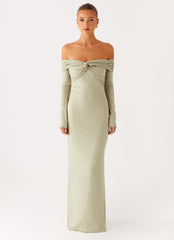 Marla Long Sleeve Maxi Dress0850 Peppermayo