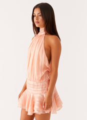Willow-Chiffon-Mini-Dress-Orange-2-Peppermayojpg