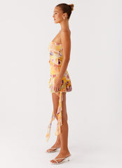 Macey Mini Dress Sunburst Floral 2 Peppermayo