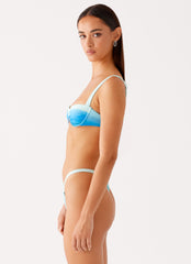 Airlie Scrunch Bikini Bottoms Blue Ombre 2 Peppermayo