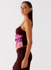 Alpha Cut Out Top Dark Chocolate 2