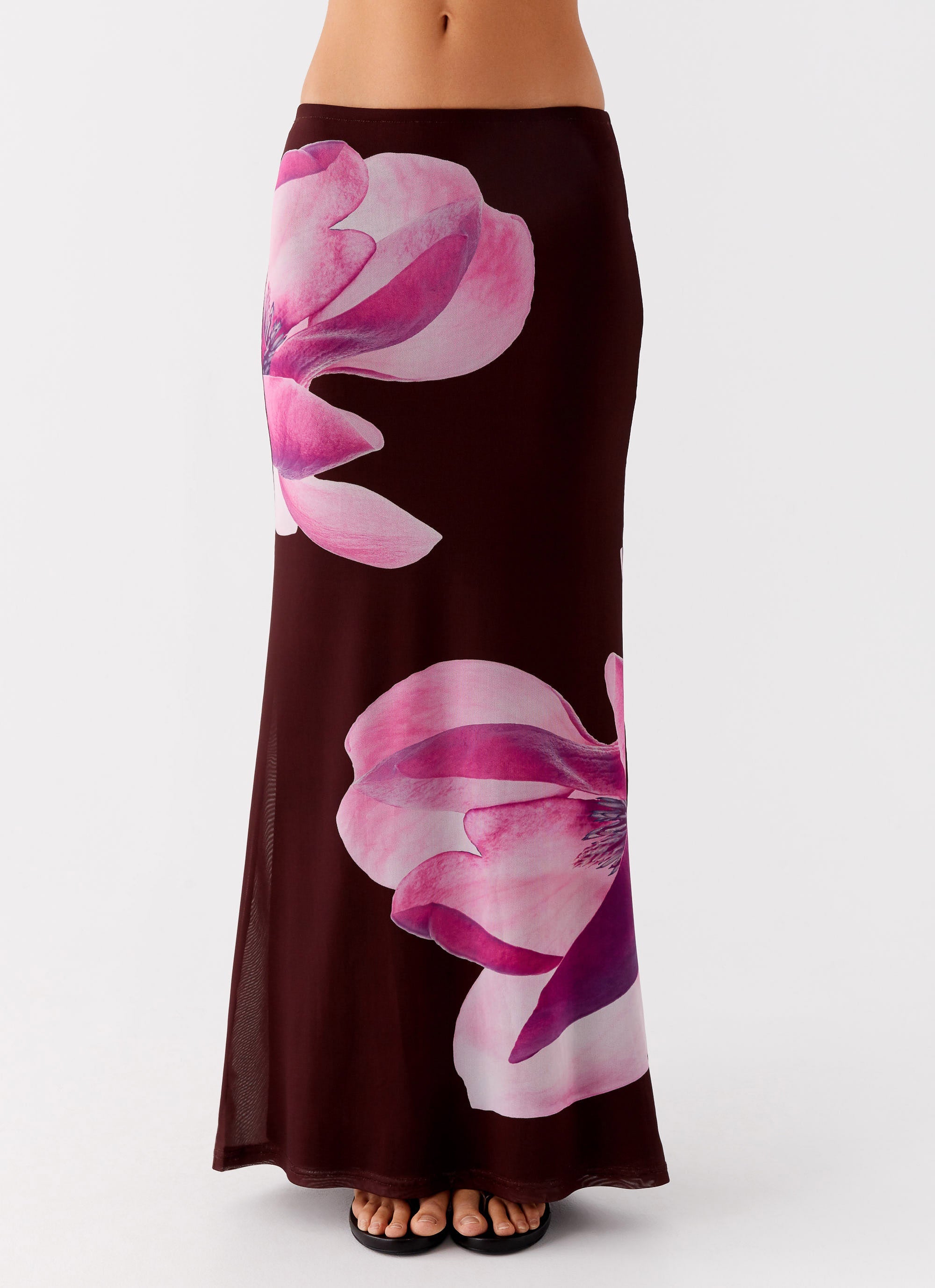 Alpha Maxi Skirt Dark Chocolate 2