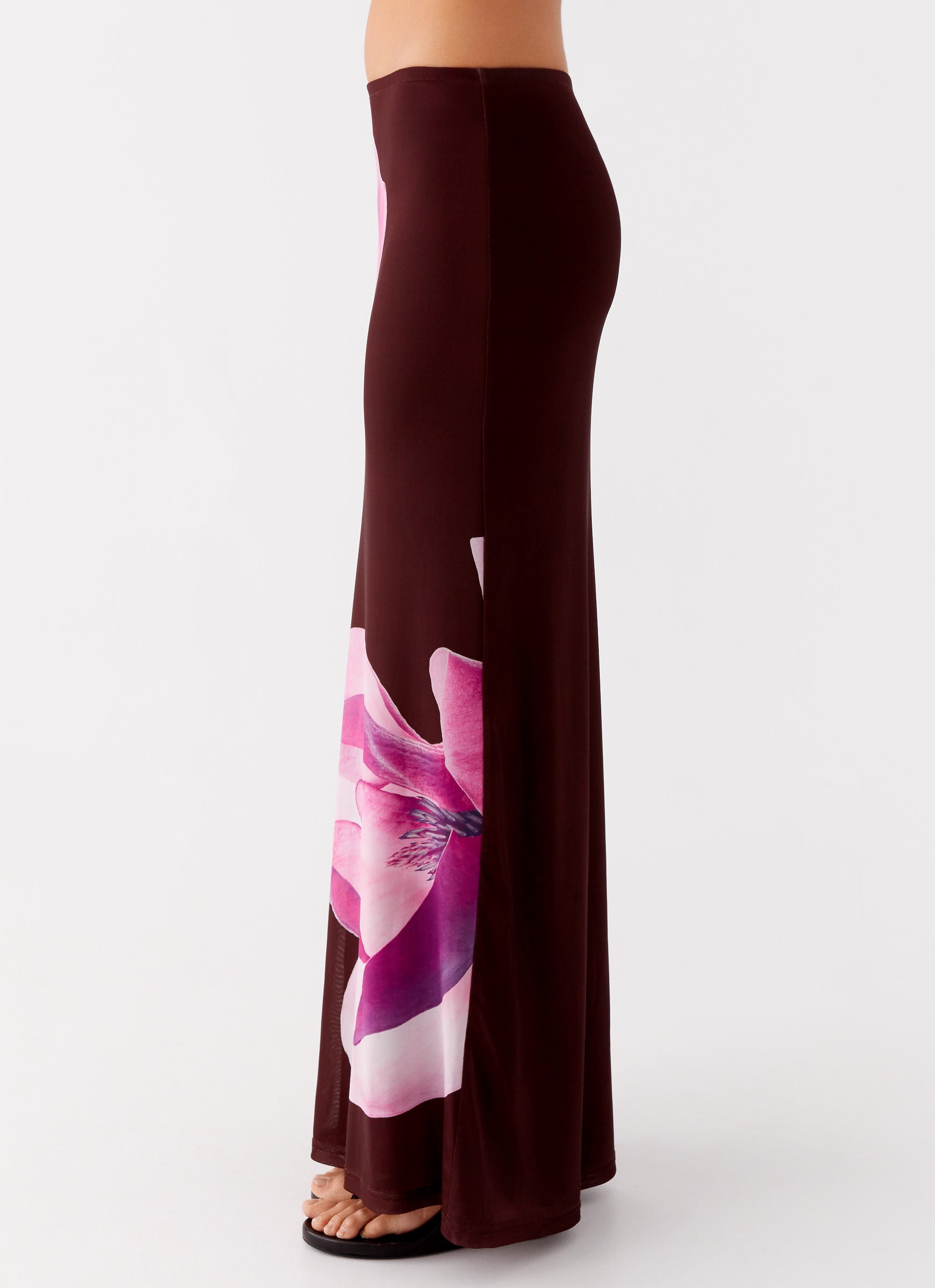 Alpha Maxi Skirt Dark Chocolate 3