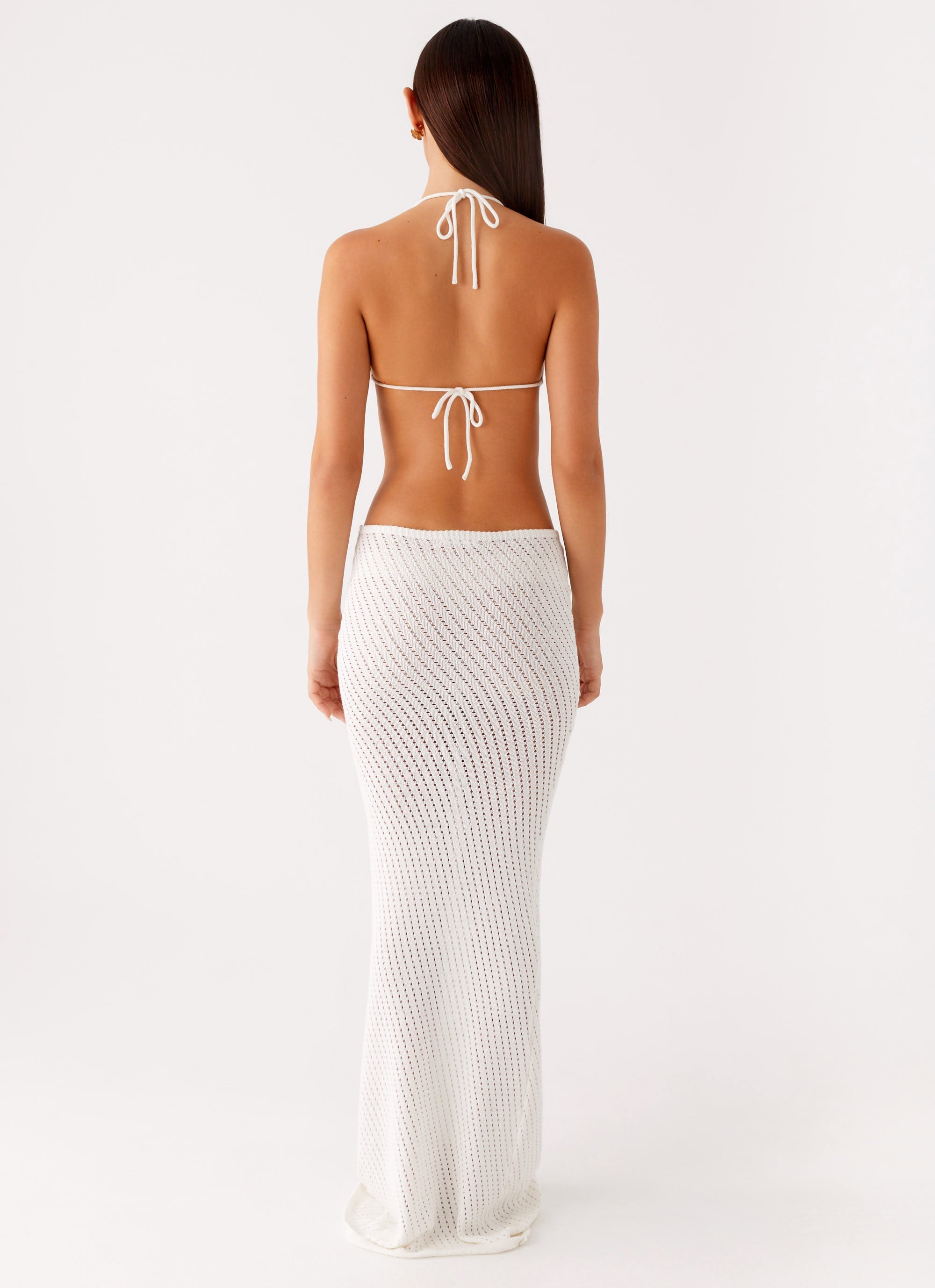 Caicos Corchet Maxi Dress White 3 Peppermayo