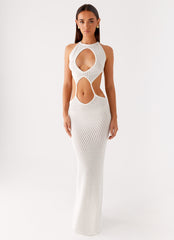 Caicos Corchet Maxi Dress White 5 Peppermayo