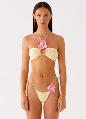 Camira Bikini Top Yellow 1 Peppermayo