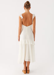 Celie Midi Dress Ivory 3