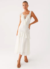 Celie Midi Dress Ivory 5