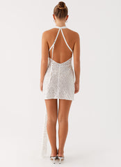 Cinta Sequin Mini Dress Silver 3