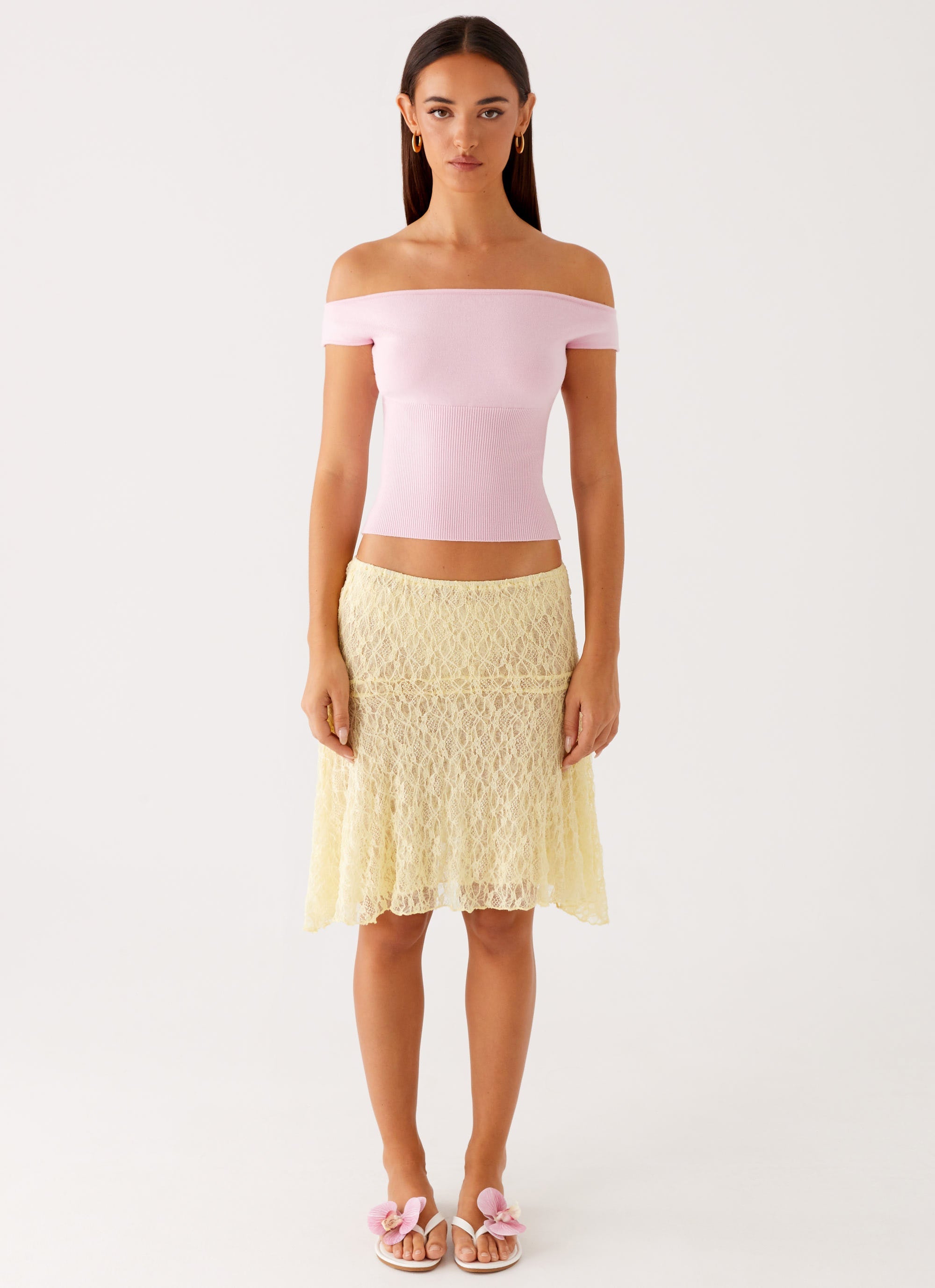 Coleman Knit Top Pink 1 Peppermayo