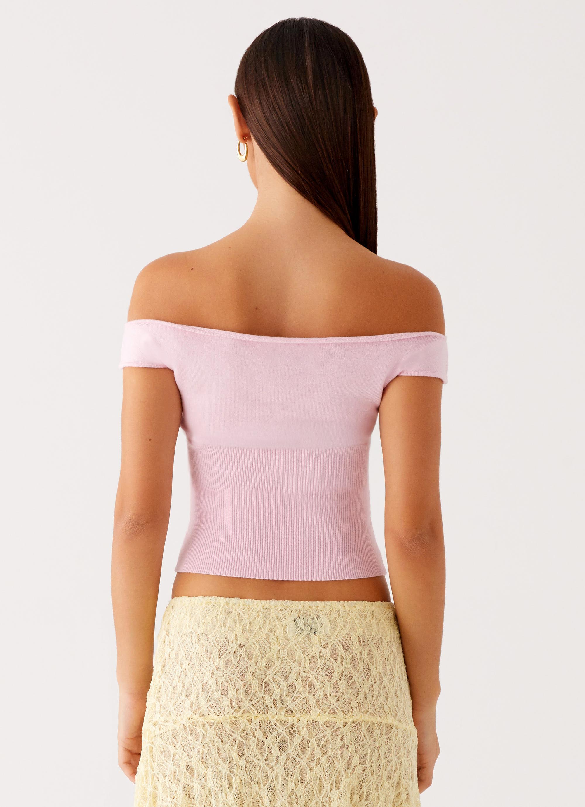 Coleman Knit Top Pink 3 Peppermayo