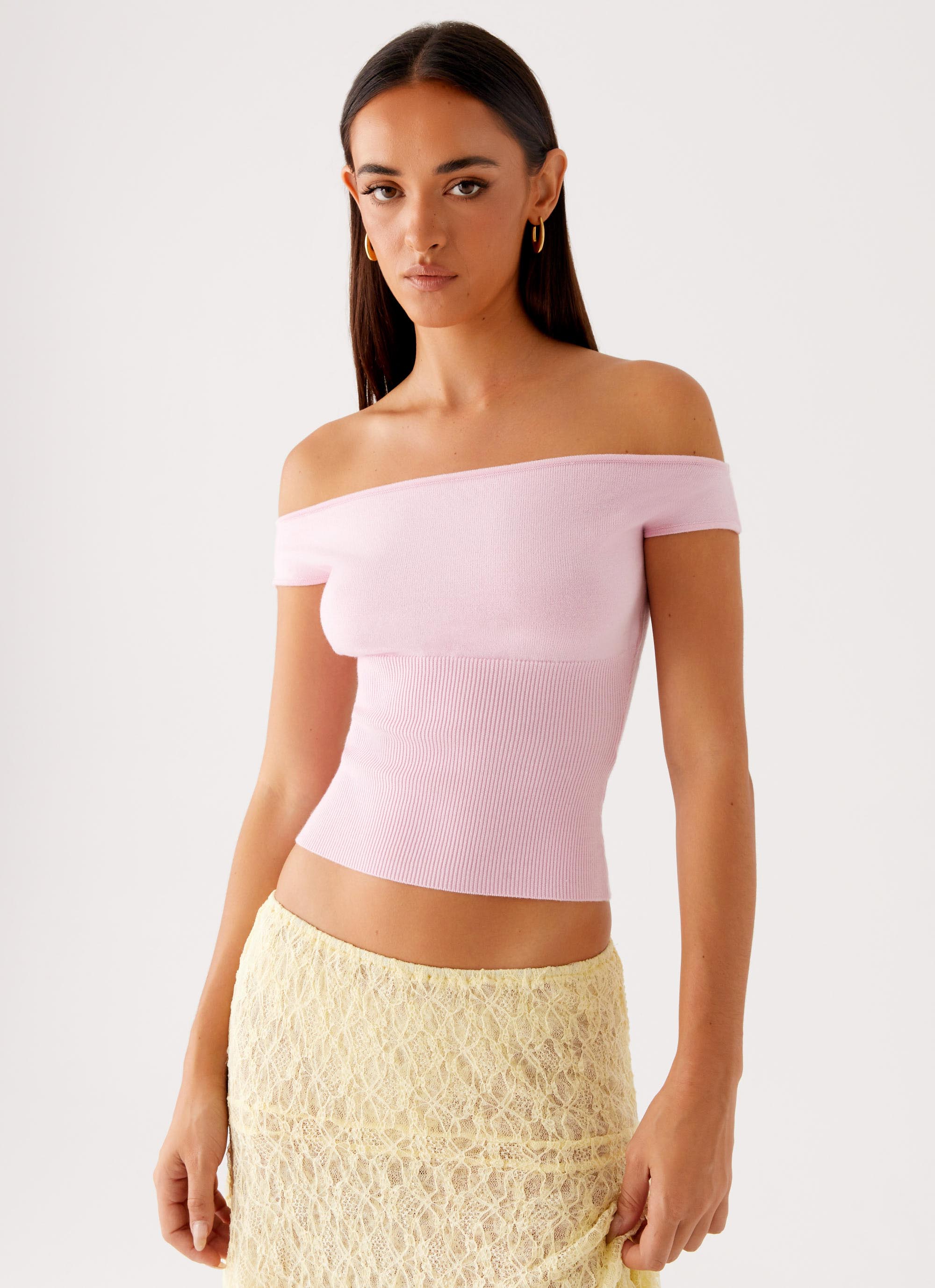 Coleman Knit Top Pink 4 Peppermayo
