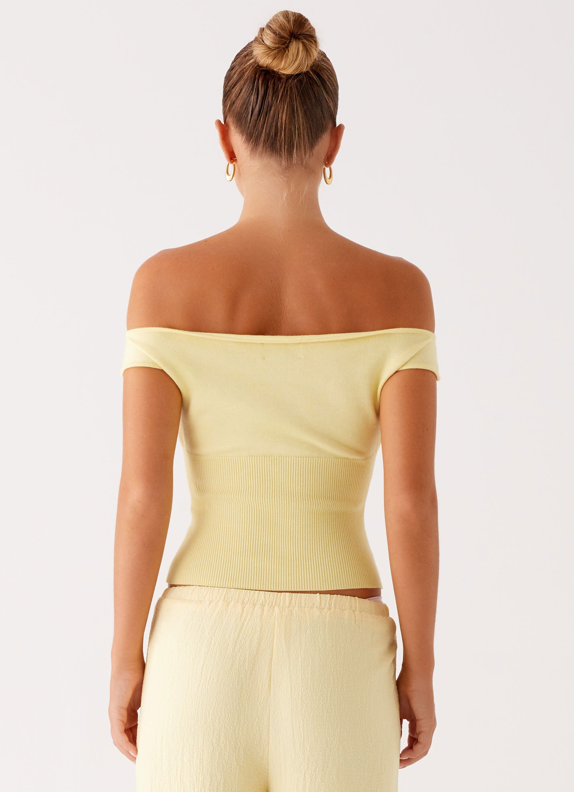 Coleman Knit Top Yellow 3 Peppermayo