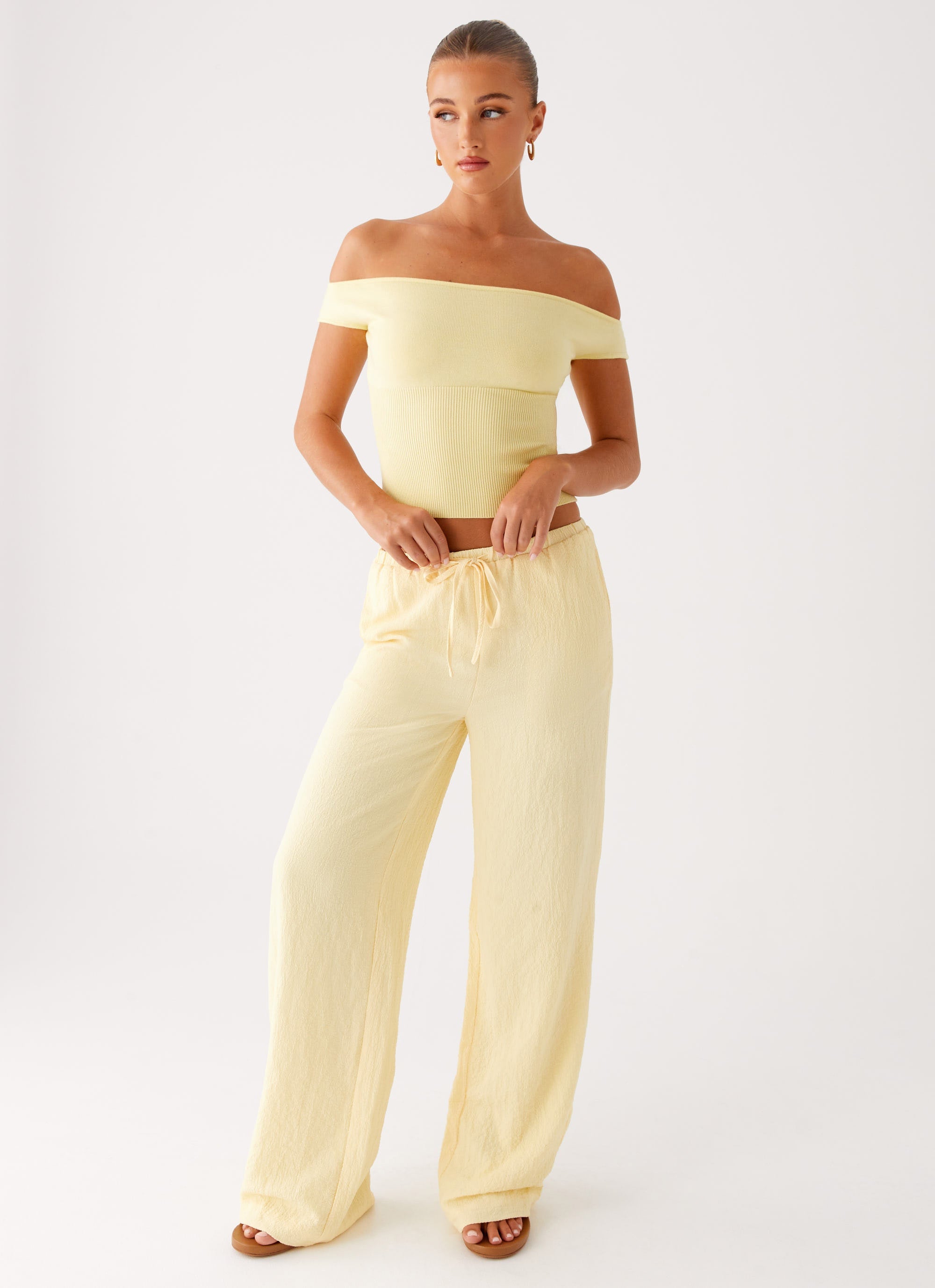 Coleman Knit Top Yellow 5 Peppermayo