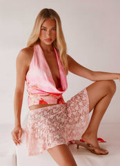 Conrad Mini Skirt Pink 6 Peppermayo