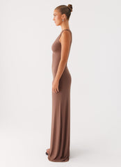 Dalla Maxi Dress Dark Chocolate 2