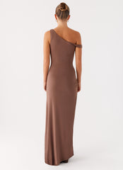 Dalla Maxi Dress Dark Chocolate 3