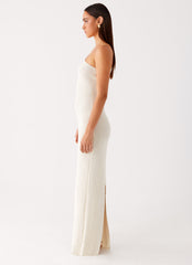Easton Knit Maxi Dress White 2 Peppermayo