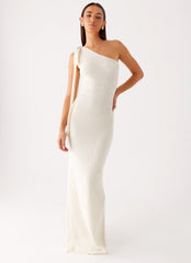 Easton Knit Maxi Dress White 4 Peppermayo