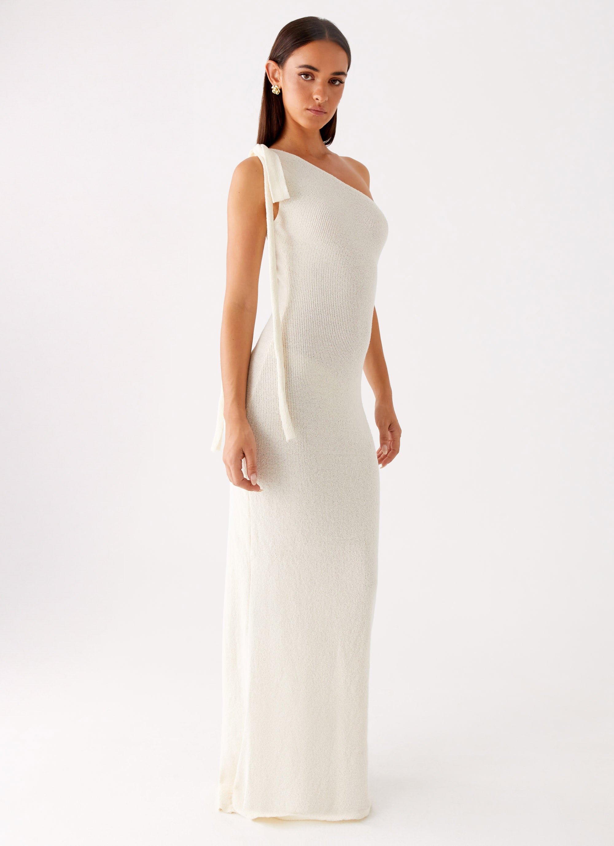 Easton Knit Maxi Dress White 5 Peppermayo