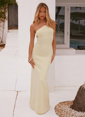 Elisha Knit Maxi Dress Yellow 5 Peppermayo