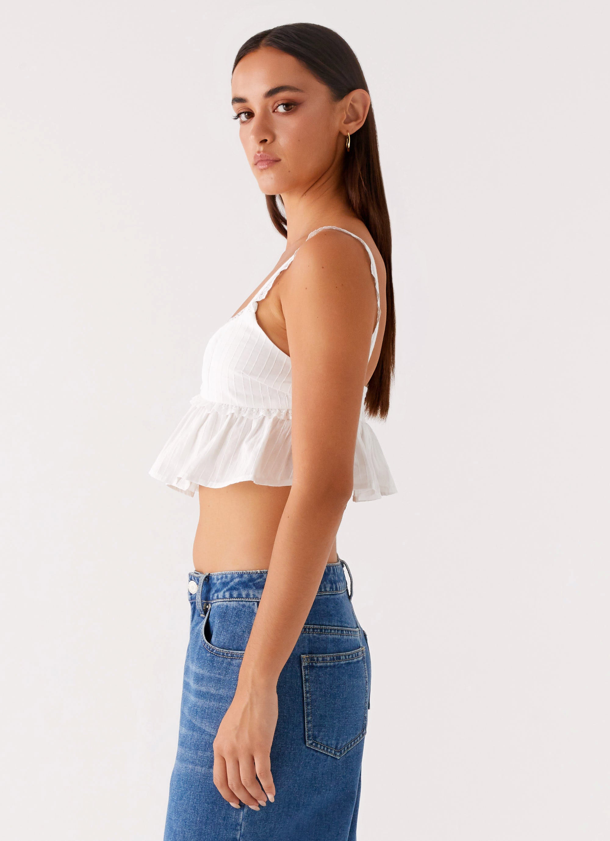 Elliana Cami Top White 2 Peppermayo
