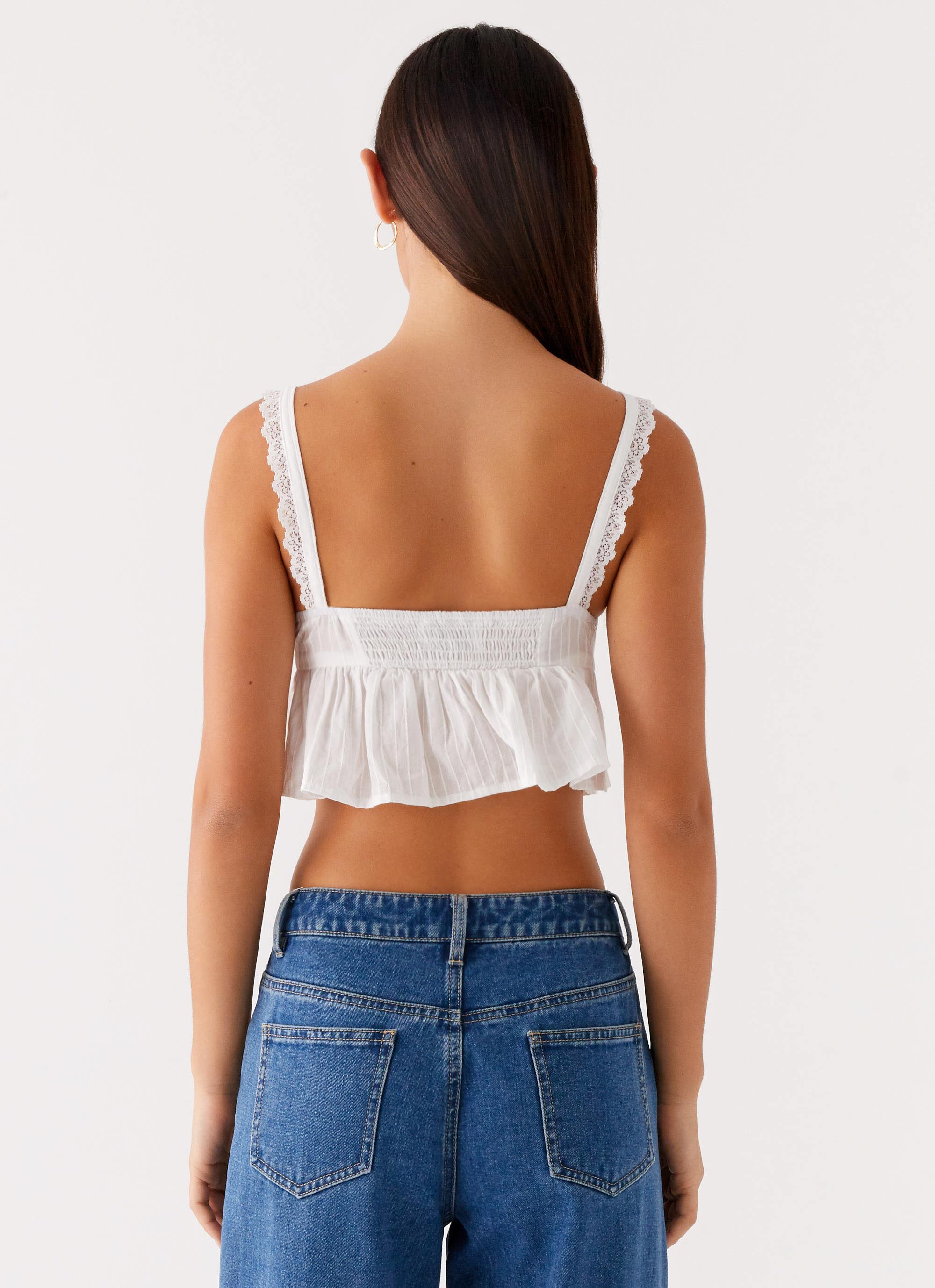 Elliana Cami Top White 3 Peppermayo