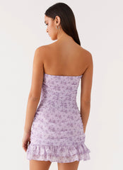 Ember Mini Dress Lavender Meadow 3 Peppermayo