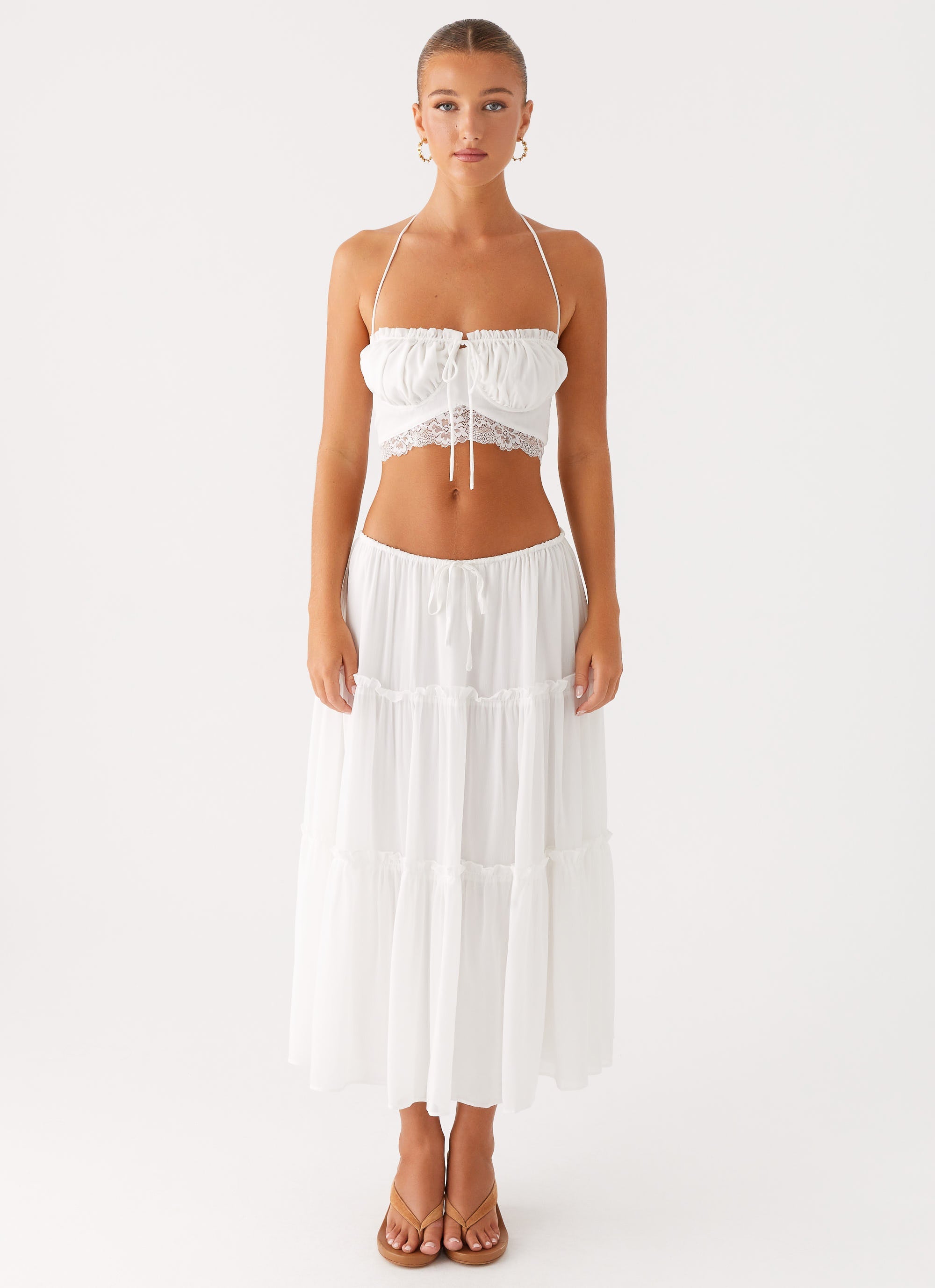 Evi Halterneck Top Ivory 1
