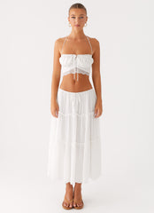 Evi Halterneck Top Ivory 1