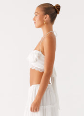 Evi Halterneck Top Ivory 2