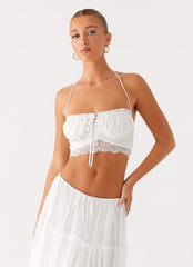 Evi Halterneck Top Ivory 3