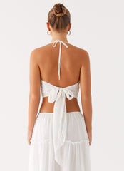 Evi Halterneck Top Ivory 4