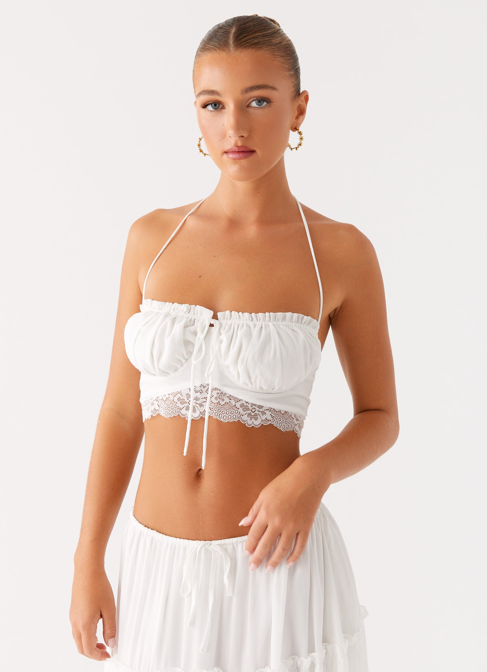 Evi Halterneck Top Ivory 5