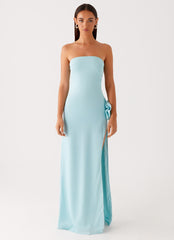 Fenway Strapless Maxi Dress Mint 1 Peppermayo
