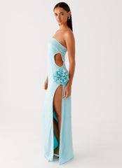 Fenway Strapless Maxi Dress Mint 2 Peppermayo