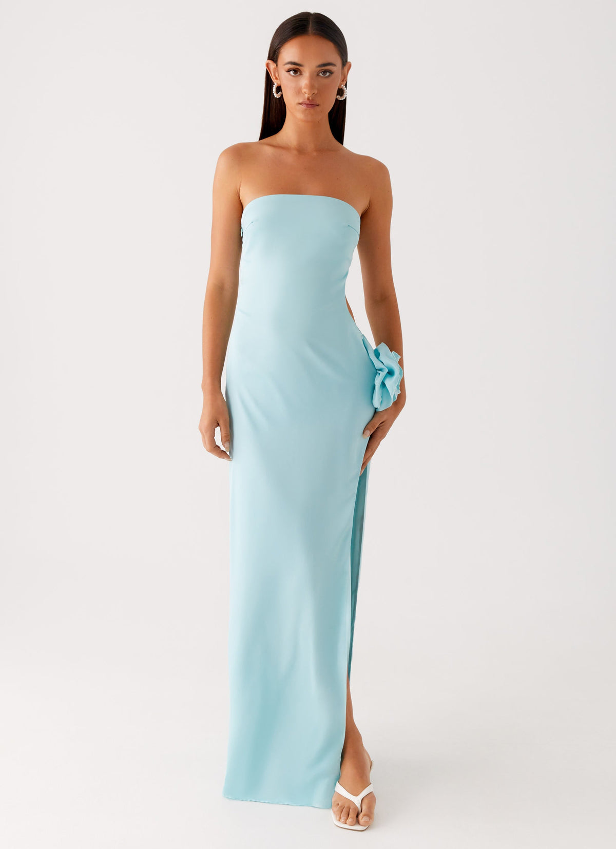 Fenway Strapless Maxi Dress Mint 4 Peppermayo